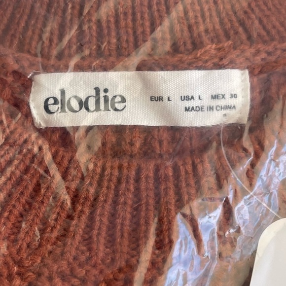 Elodie Rust Crew Neck Sweater - Picture 7 of 8